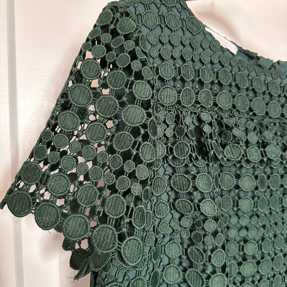 rsvp by Talbots Green Holiday Top - Picture 3 of 7